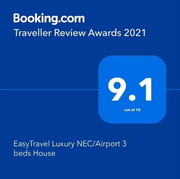דירות ברמינגהאם Easytravel Luxury Nec/Airport 3 Beds House מראה חיצוני תמונה